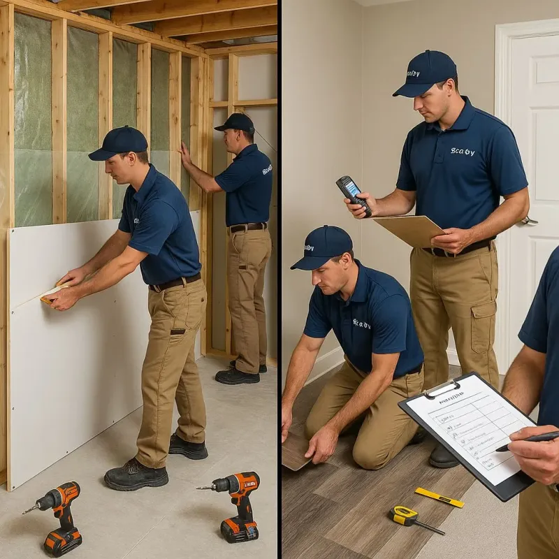 Repairs and Reconstruction process in Seneca Knolls, NY